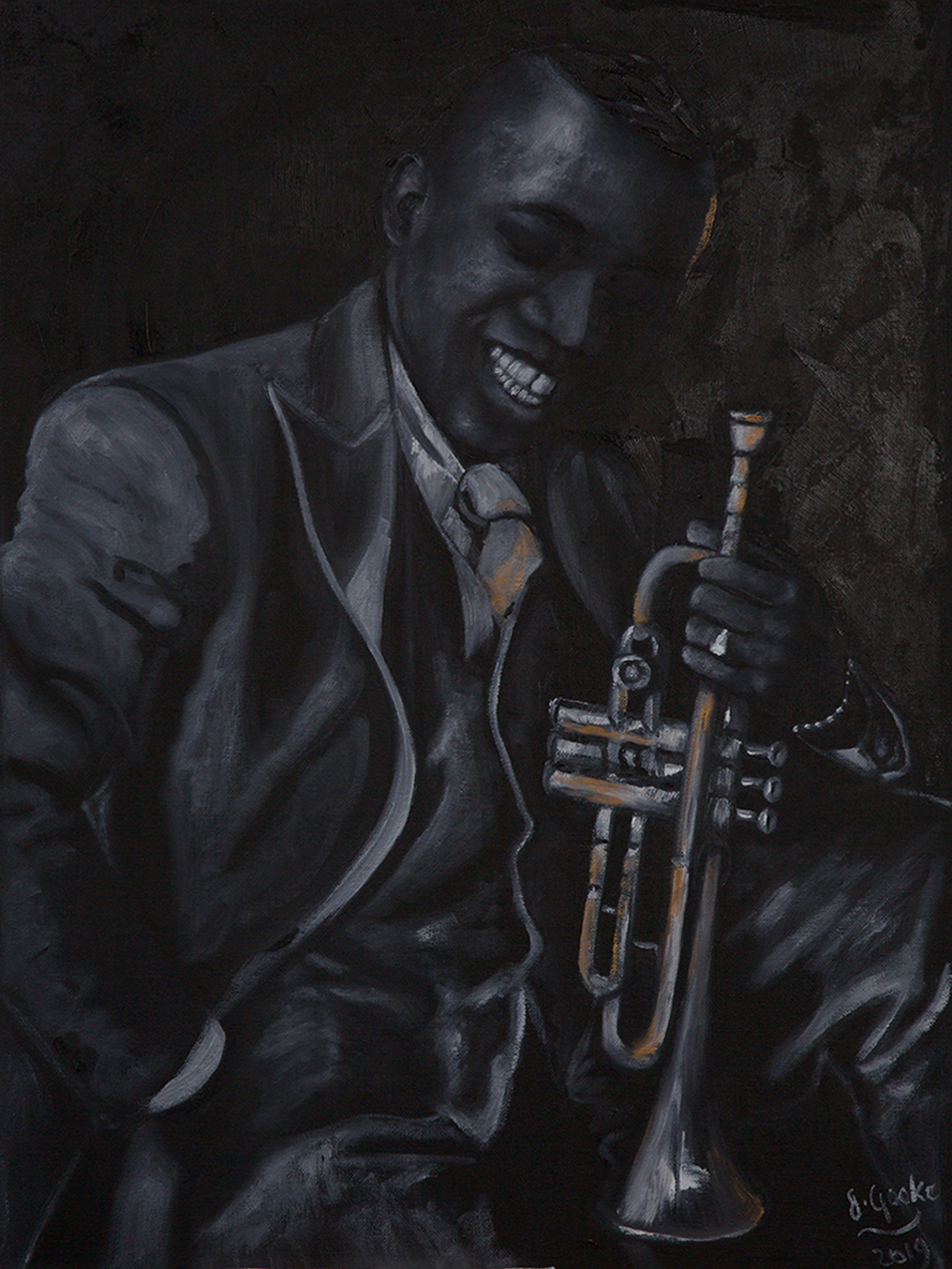 LOUIS ARMSTRONG | Satchmo - Inspirational Artists (ART) (SOLD)